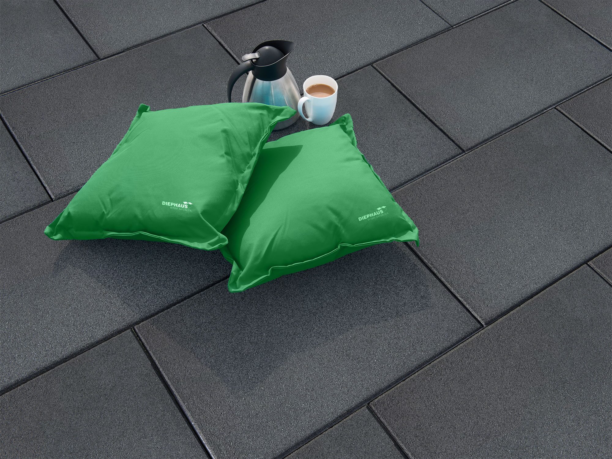 RUSTO – RUSTO SCHWARZ-BASALT 60/40/4 CM PE2 – SCHWARZ-BASALT – 60 x 40 x 4 cm – Beschichtet – Detailansicht