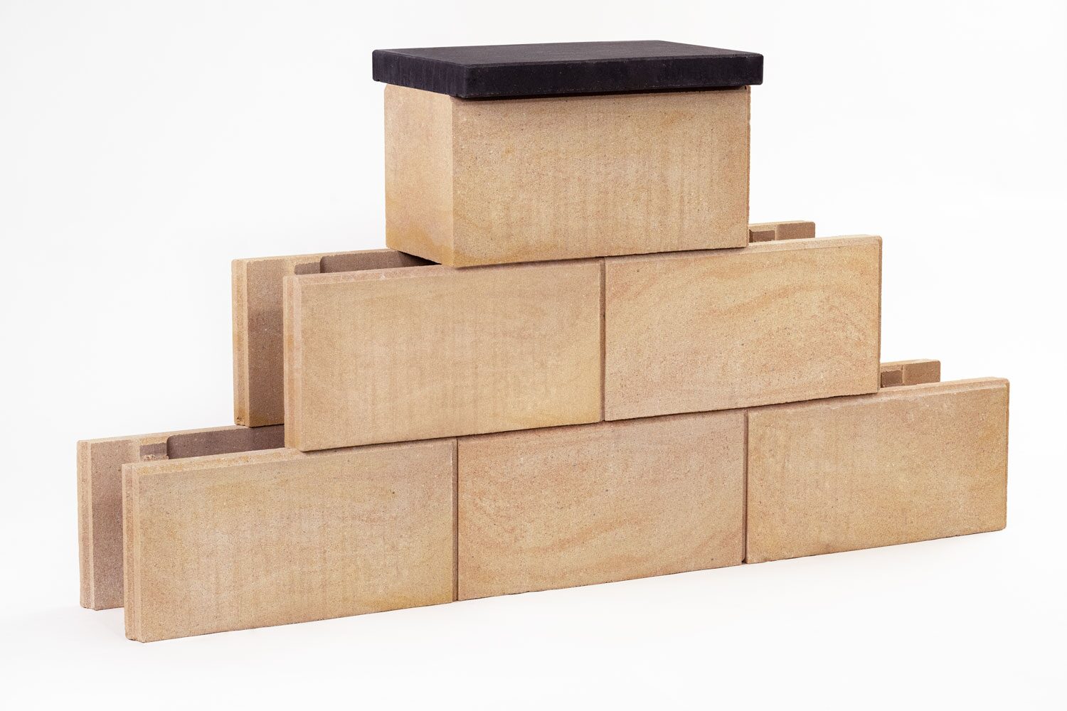 CONO SCHALUNGSSTEINE – CONO SCHALUNGSSTEIN SANDSTEIN 50/24/25CM – SANDSTEIN – 50 x 24 x 25 cm – Unbehandelt – Weitere Ansicht