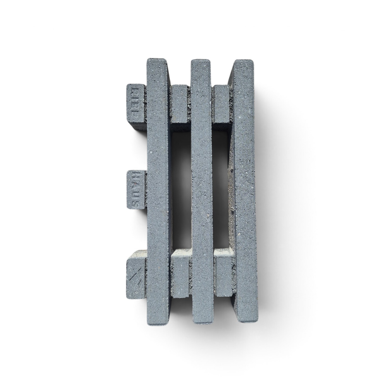 LINEO RASENGITTER – LINEO RASENGITTER MITTELGRAU 40/20/8 CM – GRAU – 40 x 20 x 8 cm – Unbehandelt – Seitenansicht
