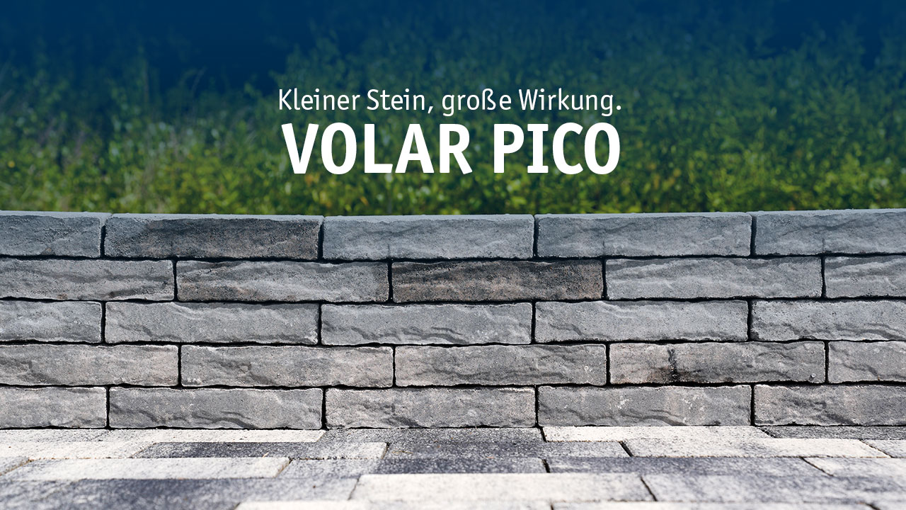 VOLAR PICO MAUERSTEINE | PRODUKTVORSTELLUNG