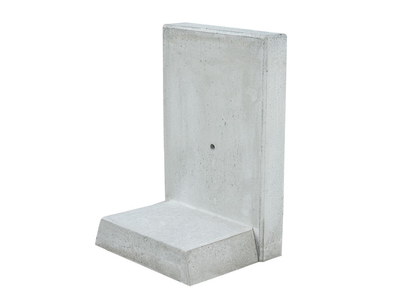 L-STEINE BEW. 12 cm 50 cm Bl. – L-STEIN BEWEHRT GRAU 55/50/30/12 CM – GRAU – 55 x 50 x 30 x 12 cm – Sichtbeton – Hauptansicht