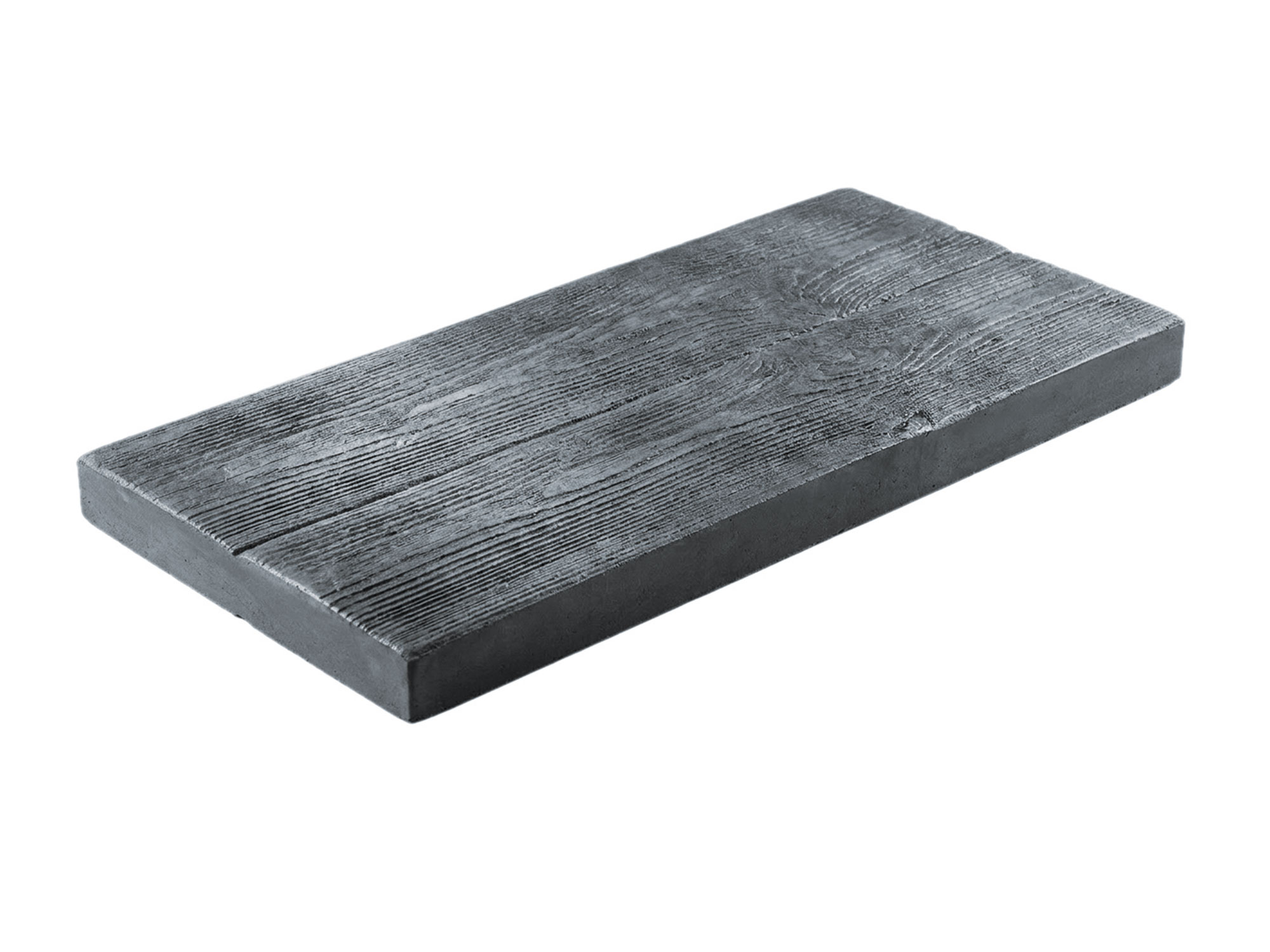 HOLZBOHLE – NATURA BOHLE WEIß-SCHWARZ 50/25/3 CM PE2 – WEISS-SCHWARZ – 50 x 25 x 3 cm – Beschichtet – Hauptansicht
