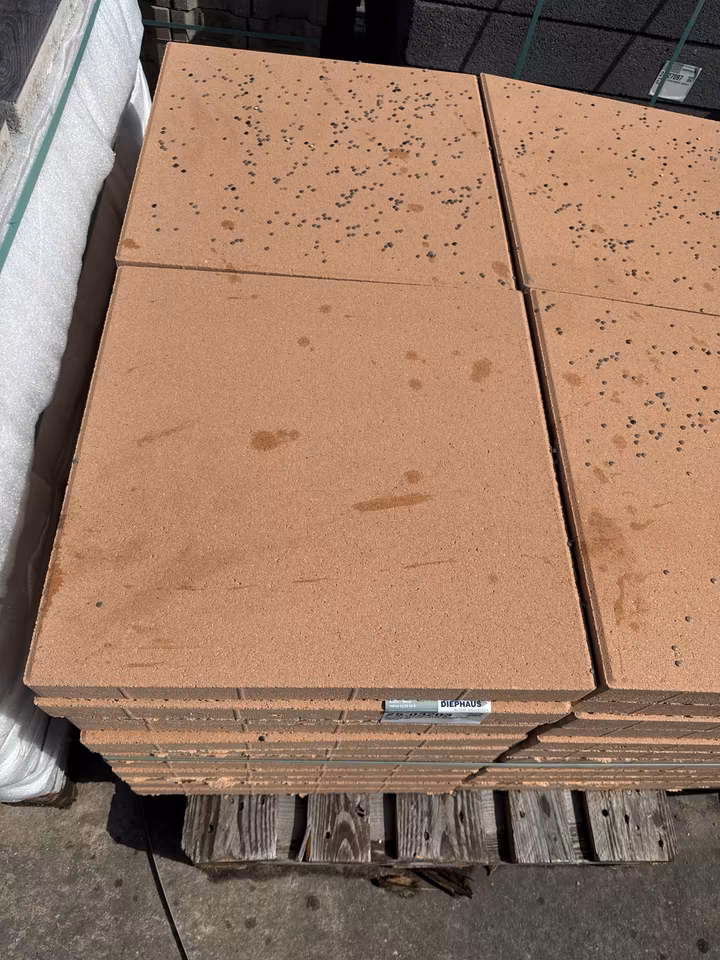 Terrassenplatten X-TRA BETONPLATTE SANDSTEIN 50/50/5 MF – SANDSTEIN – mit Fase – Produktbild