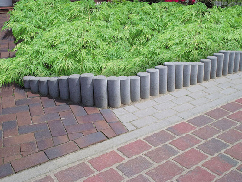 MINIPALISADEN – MINI-PALISADE GRAU 11/40 CM – GRAU – 40/11 (H/Ø in cm) – Unbehandelt – Hauptansicht