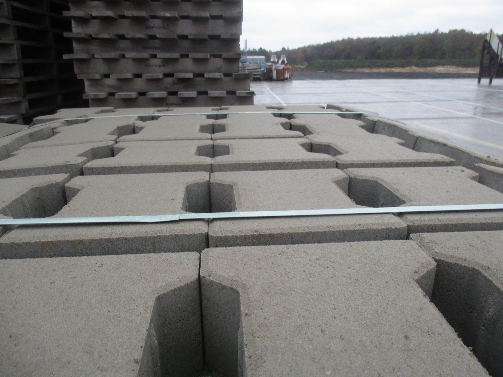 Pflastersteine 1B DOPPEL T-PFL. GRAU 8 CM M.F. – GRAU – Hauptansicht