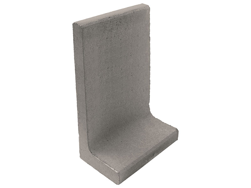 L-STEINE 50 cm Baulänge – L-STEIN GRAU 80/50/50/7 CM – GRAU – 80 x 50 x 50 x 7 cm – Unbehandelt – Hauptansicht