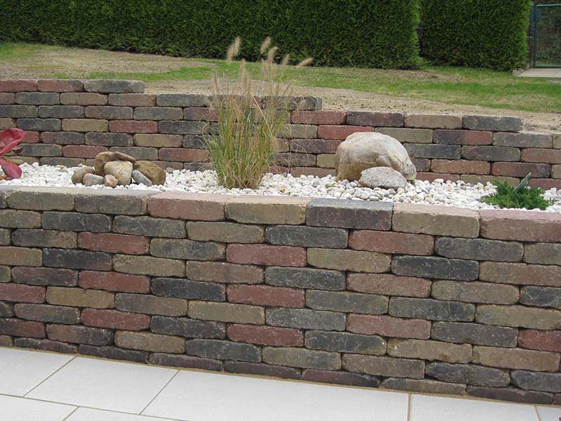 ANTIK MAUER GEK. HERBSTLAUB 28/21/7 CM