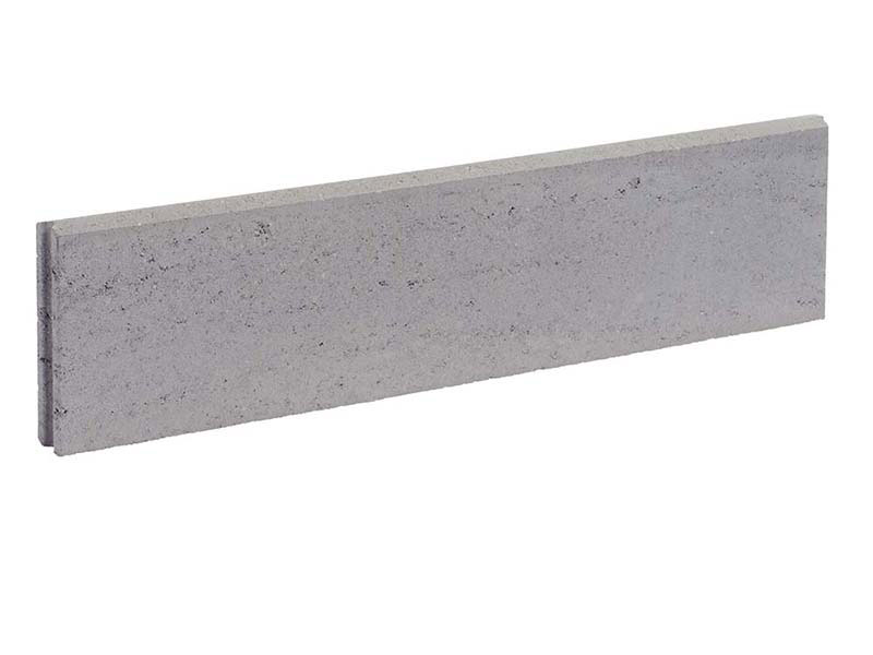 RANDSTEIN GRAU 100/25/5 CM NUT + FEDER