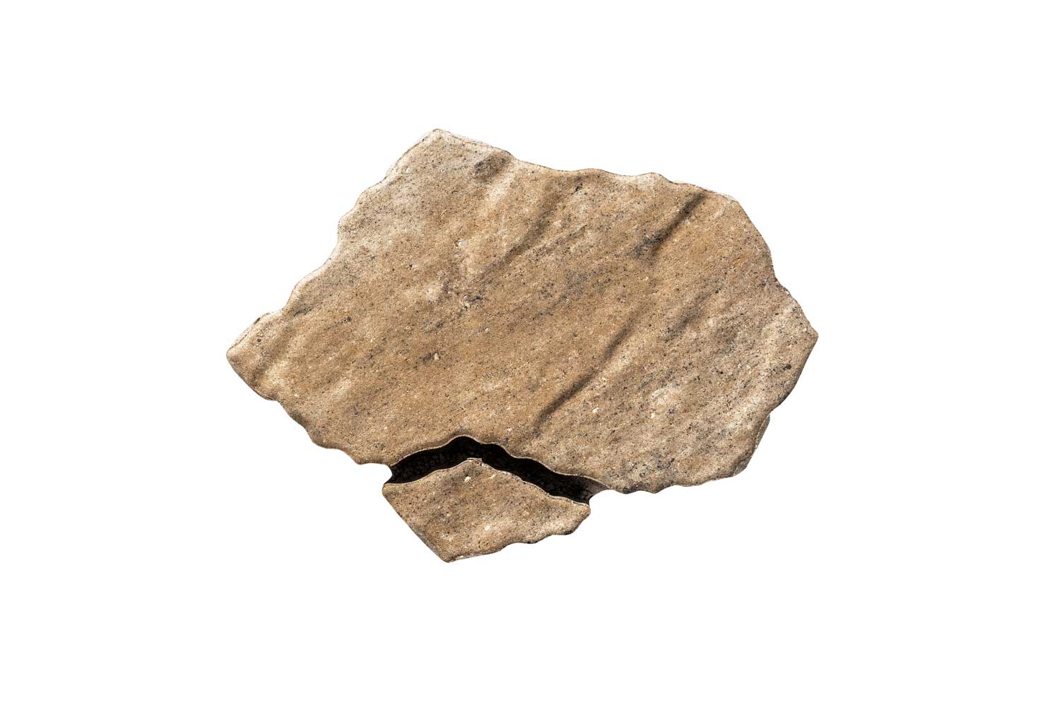 CALMONT PLATTE – Terrassenplatten 1B CALMONT PLATTE MUSCHELKALK 37/27/6 – MUSCHELKALK – 37 x 27 x 6 cm – Seitenansicht