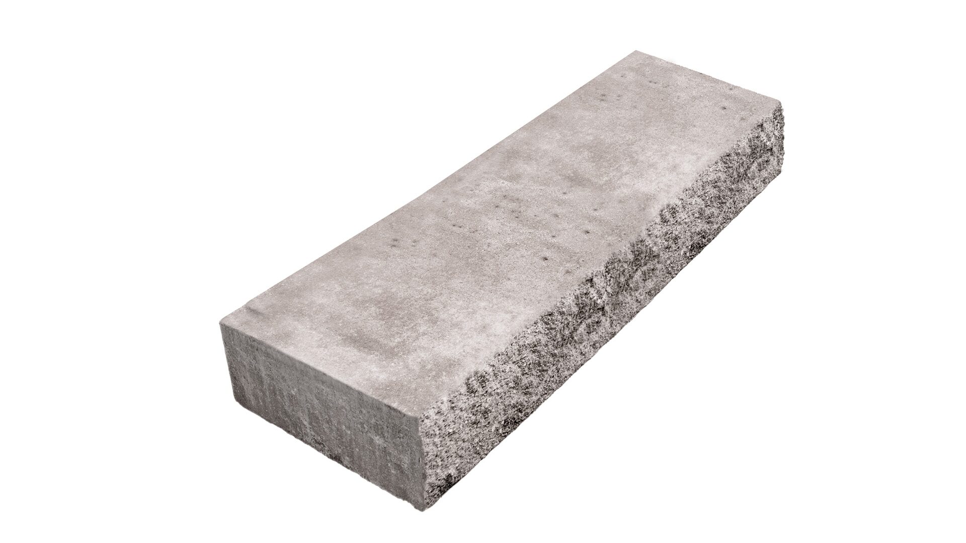 SIOLA® BLOCKSTUFEN – SIOLA-BLOCKSTUFE WEIß-SCHW 100/34,5/15 – WEISS-SCHWARZ – 100 x 34,5 x 15 cm – Gebrochen – Hauptansicht