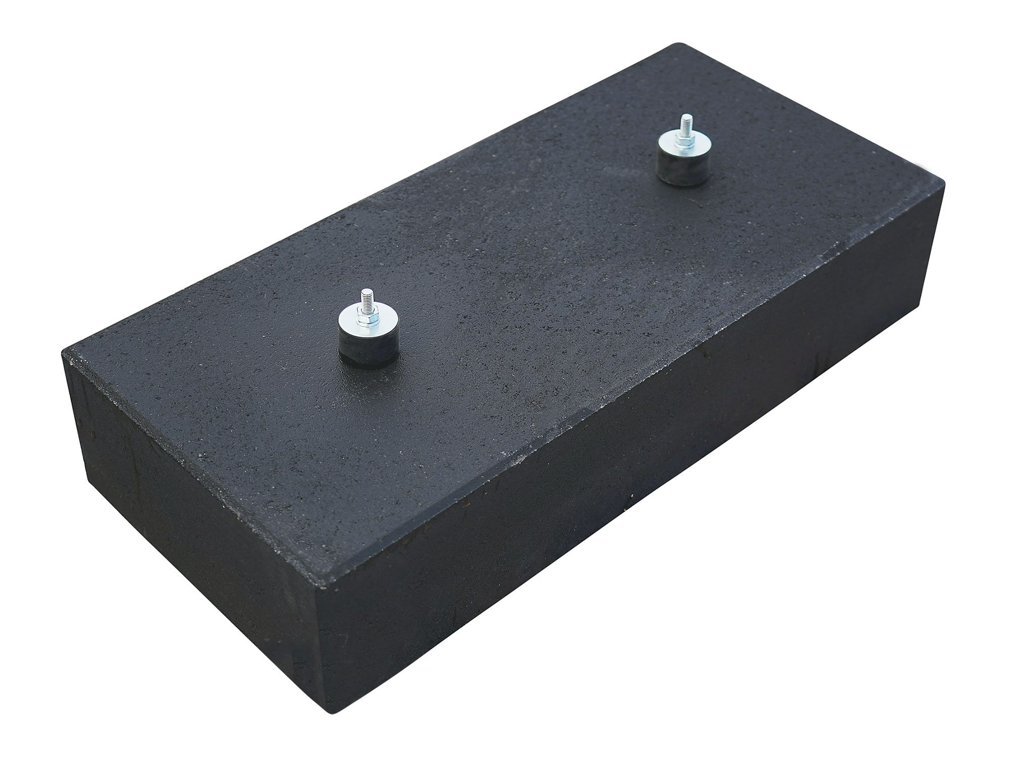 FUNDAMENTSTEIN WÄRMEPUMPE – FUNDAMENT WÄRMEPUMPE BETON ANTHRAZIT SET – ANTHRAZIT – 75 x 35 x 15 cm – Unbehandelt – Hauptansicht