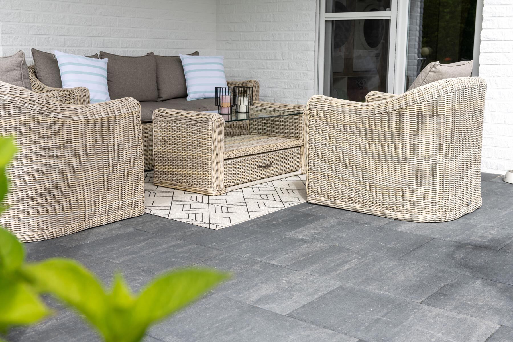 VIA TERRASSENPLATTEN – VIA QUARZIT 60/40/4 CM PE2 72/DBP – QUARZIT – 60 x 40 x 4 cm – Beschichtet – Umgebungsansicht