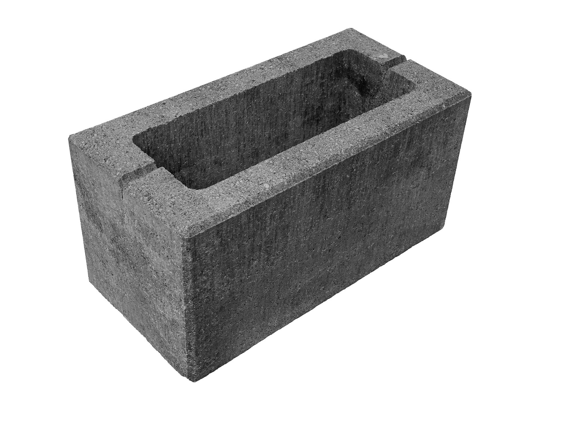 LUNERA – LUNERA MAUER WEIß-SCHWARZ 40/20/20 CM – WEISS-SCHWARZ – 40 X 20 X 20 cm – Unbehandelt – Hauptansicht