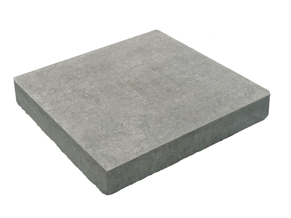 BETONPLATTEN 4 CM OHNE FASE – BETONPLATTE GRAU 30/30/4 CM O. FASE – GRAU – 30 x 30 x 4 cm – Scharfkantig – Hauptansicht