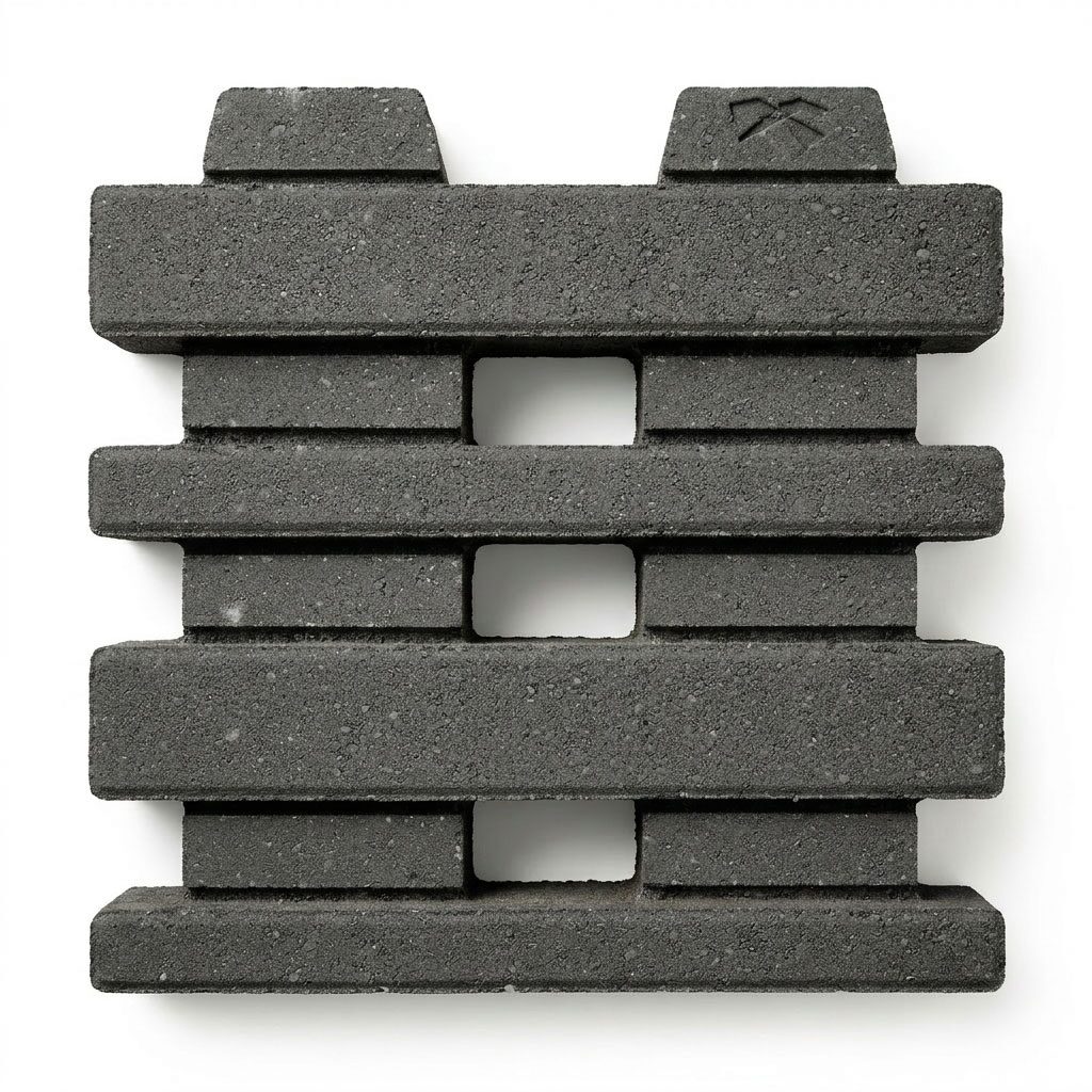RASENGITTER – QUADRO RASENGITTER ANTHRAZIT 30/30/6 CM – ANTHRAZIT – 30 x 30 x 6 cm – Unbehandelt – Hauptansicht
