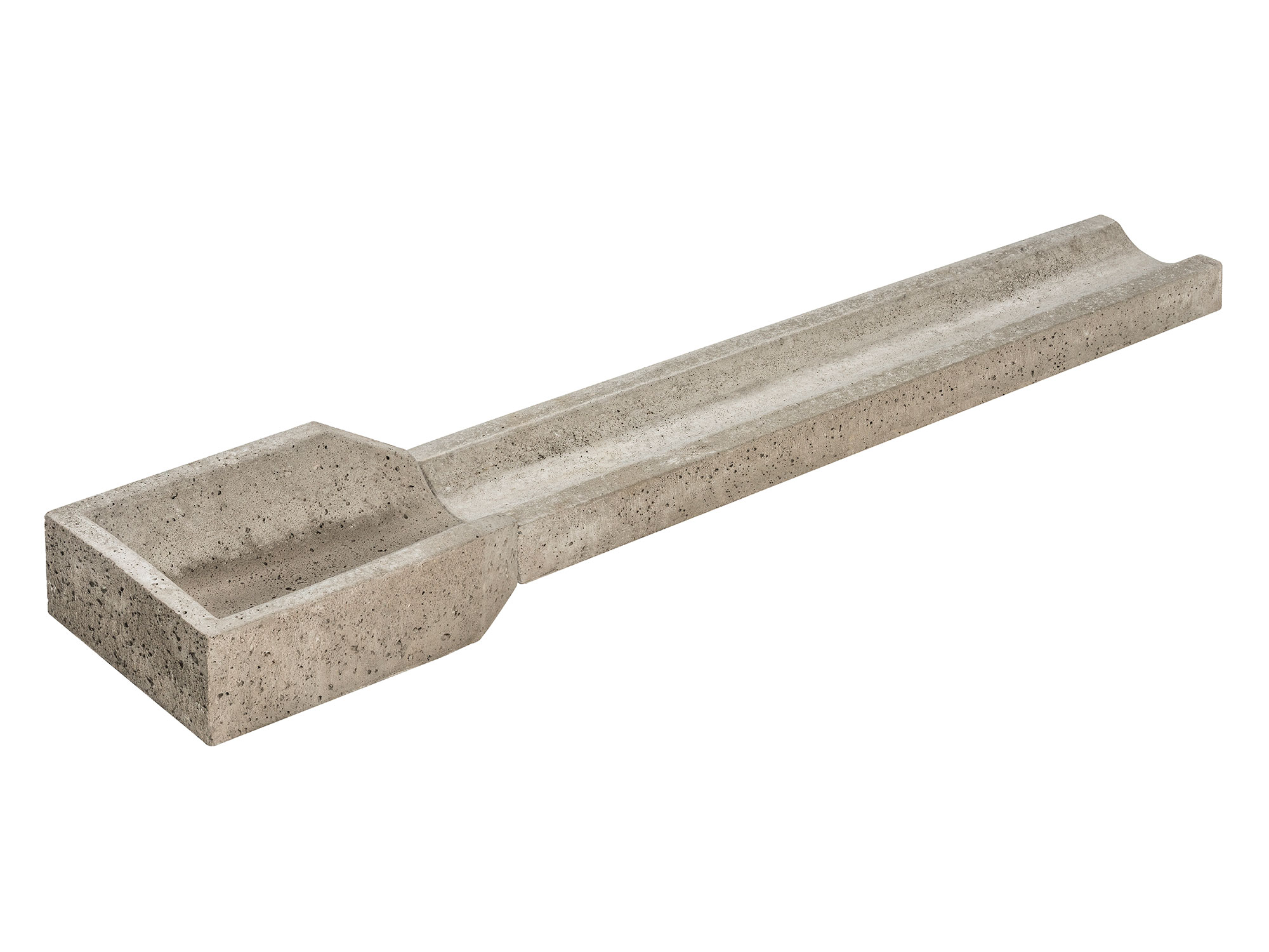 ABLAUFRINNEN – ABLAUFRINNE 100/20/8,5 CM – GRAU – 100 x 20 x 8,5 cm – Unbehandelt – Detailansicht