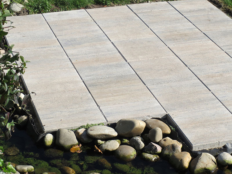 VIA TERRASSENPLATTEN – VIA MUSCHELKALK 40/40/4 CM PE2 120/DBP – MUSCHELKALK – 40 x 40 x 4 cm – Beschichtet – Weitere Ansicht