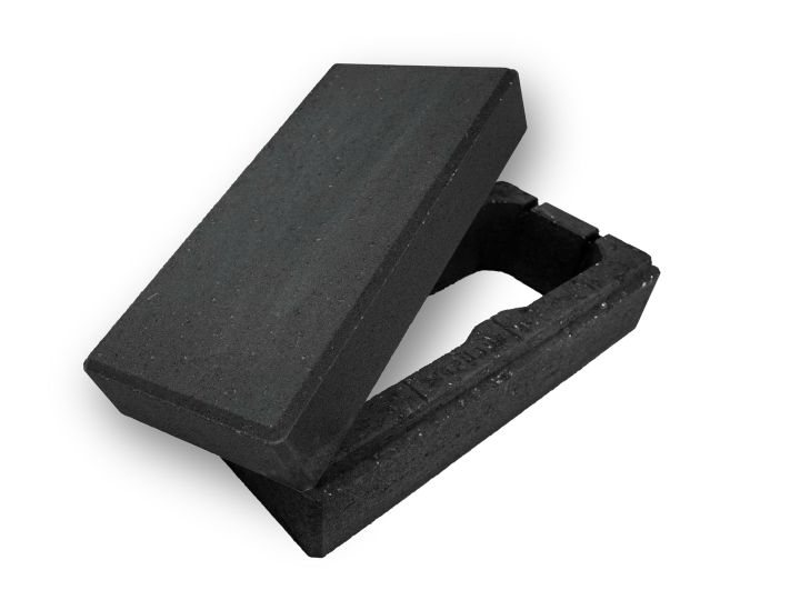 FUGANO® – Mauersteine 1B FUGANO MAUER BASALT 50/25/10 CM – BASALT – 50 X 25 X 10 CM – mit Fase – Umgebungsansicht