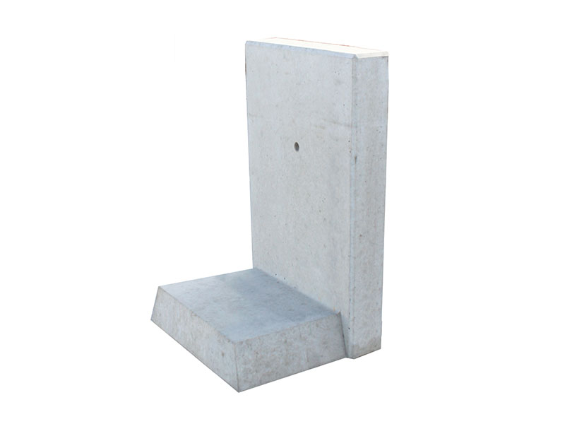 L-STEINE BEW. 12 cm 50 cm Bl. – L-STEIN BEWEHRT GRAU 80/50/45/12 CM – GRAU – 80 x 50 x 45 x 12 cm – Sichtbeton – Hauptansicht
