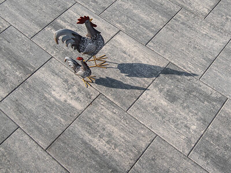 VIA TERRASSENPLATTEN – VIA GRAPHIT 60/60/4 CM PE2 – GRAPHIT – Beschichtet – Detailansicht