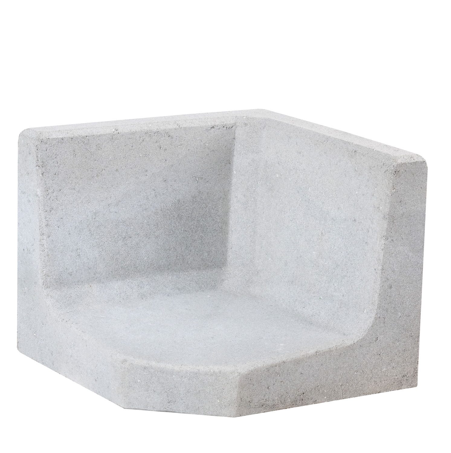 L-STEIN-ECKEN 50 cm Baulänge – L-STEIN- ECKE GRAU 40/50/50/7 CM – GRAU – 40 x 50 x 50 x 7 cm – Unbehandelt – Hauptansicht
