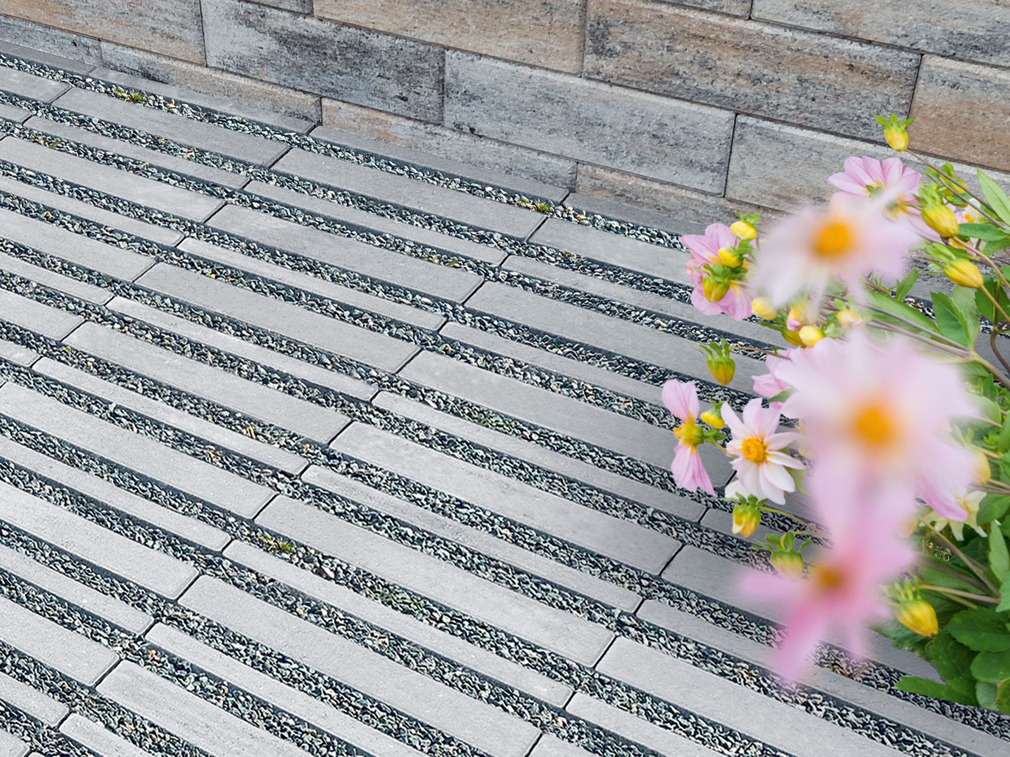 RASENGITTER – QUADRO RASENGITTER MITTELGRAU 30/30/6 CM – MITTELGRAU – 30 x 30 x 6 cm – Unbehandelt – Detailansicht