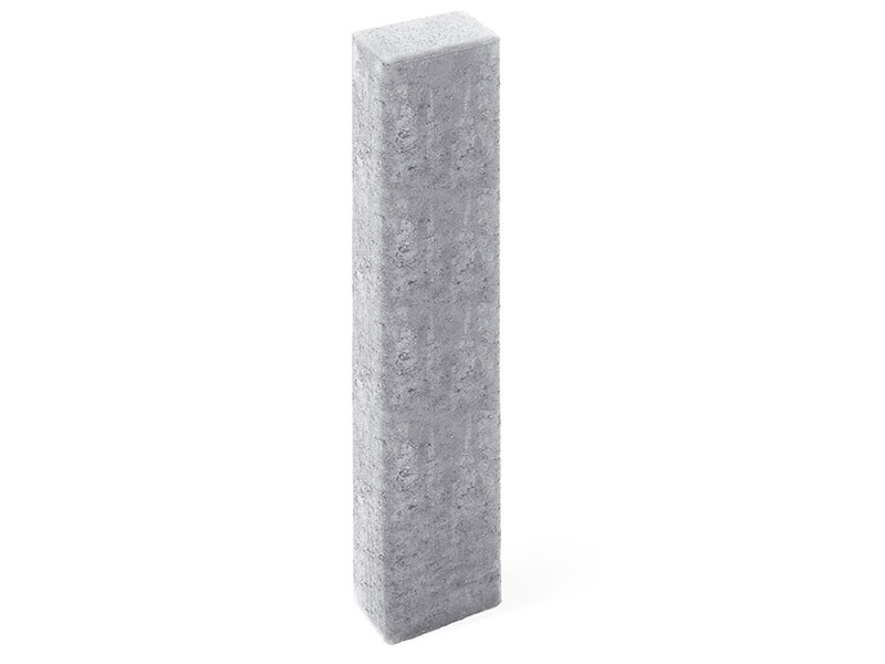 RECHTECKPALISADEN – RECHTECK-PALISADE GRAU 100/16,5/12 CM – GRAU – 100 x 16,5 x 12 cm – Unbehandelt – Hauptansicht