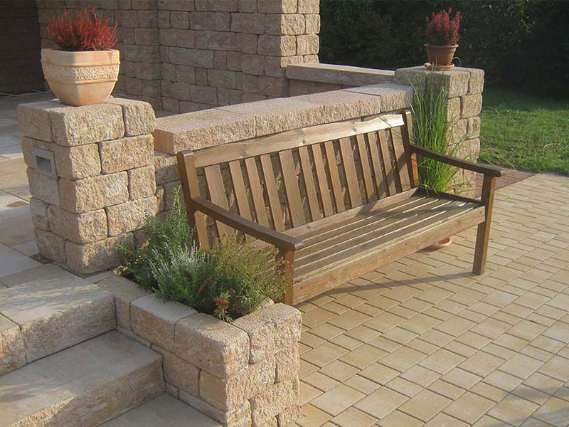 SIOLA®-KOMBI – SIOLA-KOMBI SANDST. 37,5/12,5/12,5 PE3 – SANDSTEIN – 37,5 x 12,5 x 12,5 cm – Beschichtet – Detailansicht