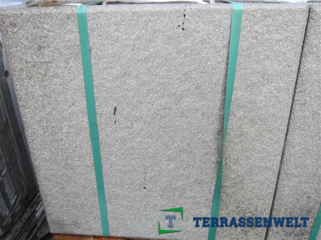 DIE BELGISCHE – Terrassenplatten 1B DIE BELGISCHE MITTELGRAU 40/40/4 – MITTELGRAU – Hauptansicht