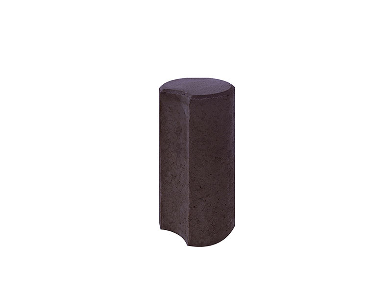MINIPALISADEN – MINI-PALISADE ANTHR. 11/40 CM – ANTHRAZIT – 40/11 (H/Ø in cm) – Unbehandelt – Hauptansicht