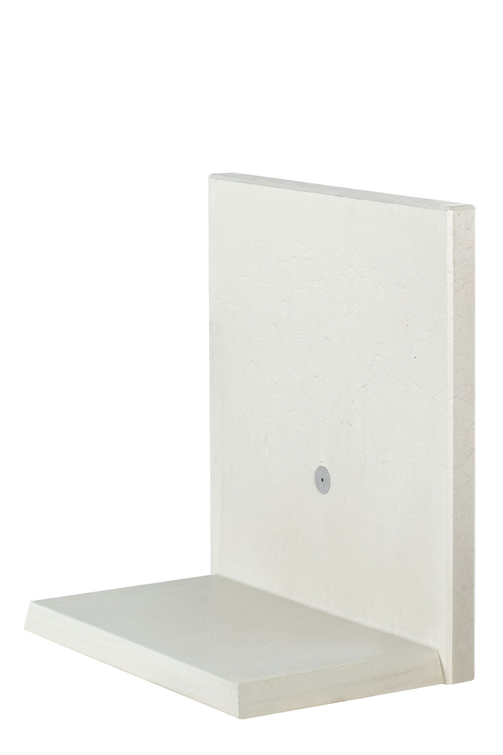L-STEINE BEW. 8 cm 100 cm Bl. – L-STEIN BEWEHRT GRAU 105/100/60/8 CM – GRAU – 105 x 100 x 60 x 8 cm – Sichtbeton – Hauptansicht