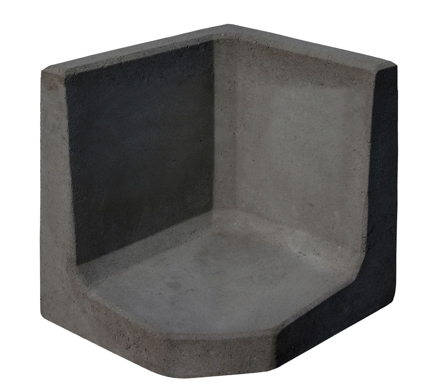 L-STEIN-ECKEN 50 cm Baulänge – L-STEIN- ECKE ANTHRAZIT 40/50/50/7 CM – ANTHRAZIT – 40 x 50 x 50 x 7 cm – Unbehandelt – Hauptansicht