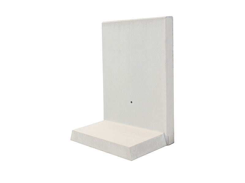 L-STEINE BEW. 12 cm 100 cm Bl. – L-STEIN BEWEHRT GRAU 130/100/70/12 CM – GRAU – 130 x 100 x 70 x 12 cm – Sichtbeton – Hauptansicht