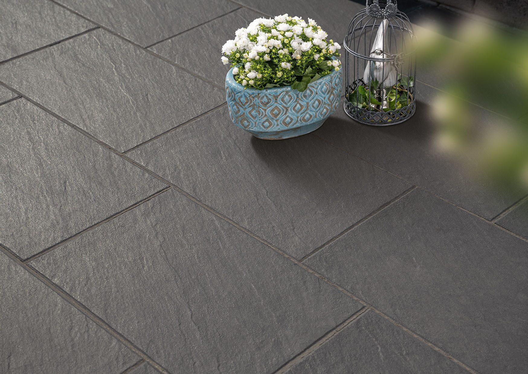 RELIVA – RELIVA SCHWARZ-BASALT 60/40/4 CM PE2 – SCHWARZ-BASALT – 60 x 40 x 4 cm – Beschichtet – Detailansicht