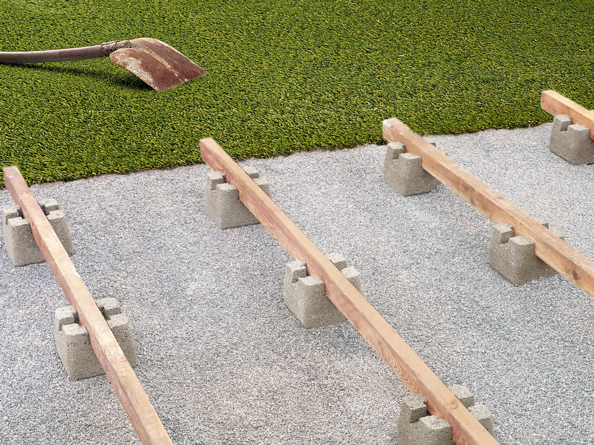 PUNKTFUNDAMENTSTEIN – PUNKTFUNDAMENT STEIN GRAU 22/22/15 CM – GRAU – 22 x 22 x 15 cm – Unbehandelt – Detailansicht