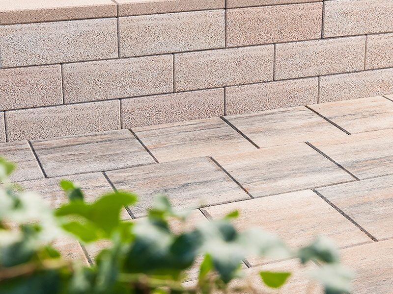 VIA TERRASSENPLATTEN – VIA MUSCHELKALK 40/40/4 CM PE2 120/DBP – MUSCHELKALK – 40 x 40 x 4 cm – Beschichtet – Umgebungsansicht
