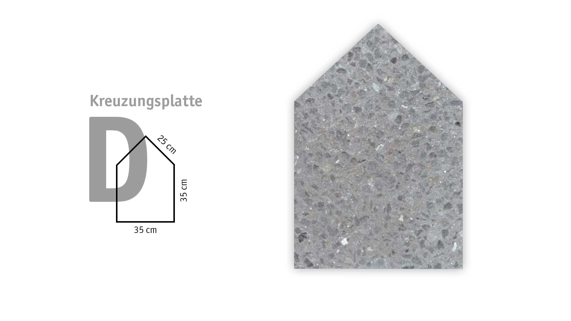 BERLINER PLATTE – BERLINER PL. PRIMO GRAU 5 CM TYP D – PRIMO-GRAU – 35 x 52,5 x 5 cm – Strukturiert – Hauptansicht