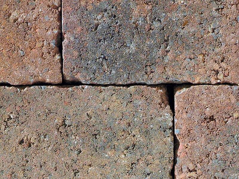 ANTIK PFLASTER – ANTIK GEK. HERBSTLAUB 14/14/7 CM – HERBSTLAUB – 14 x 14 x 7 cm – Antik – Seitenansicht