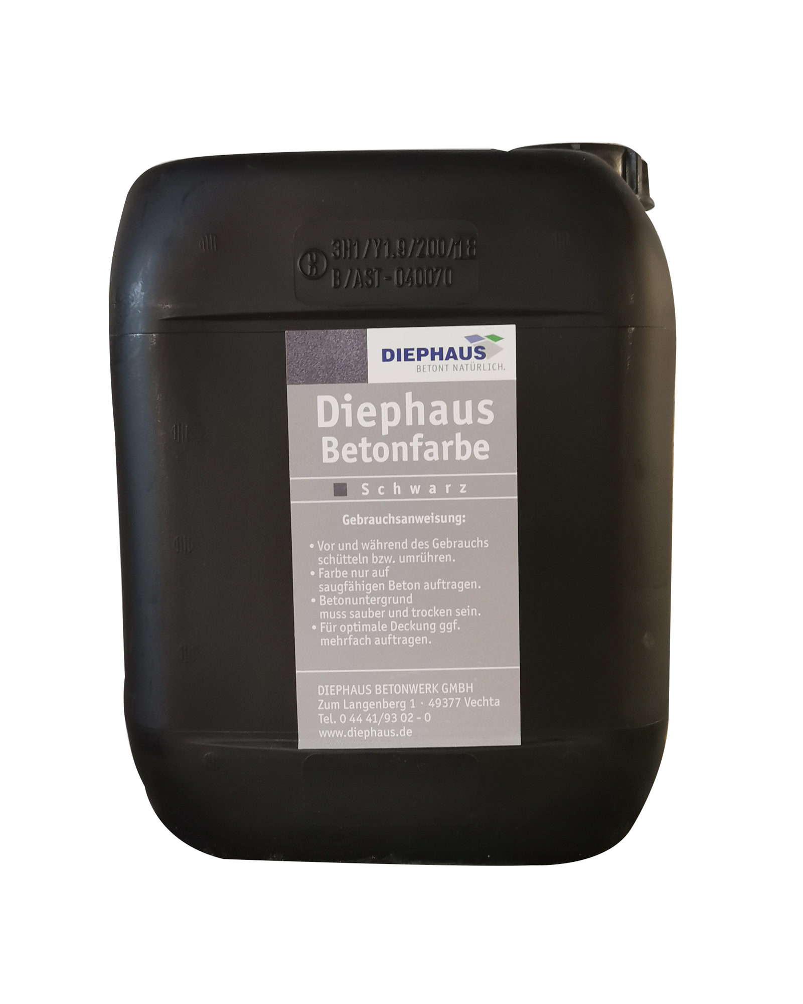 DIEPHAUS BETONFARBE SCHWARZ 5 LITER