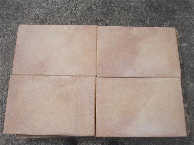 Terrassenplatten 1C RUSTICA OCKER-GELB-ROSE 60/40/4 – Detailansicht