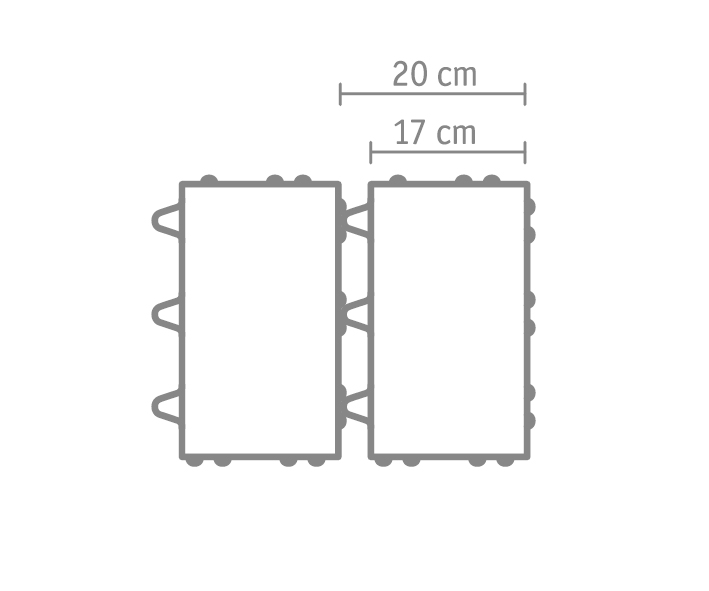 LUMO ÖKO – LUMO RASENFUGE ANTHRAZIT 30/20/6 CM PE2 – ANTHRAZIT – 30 x 20 x 6 cm – Unbehandelt – Weitere Ansicht