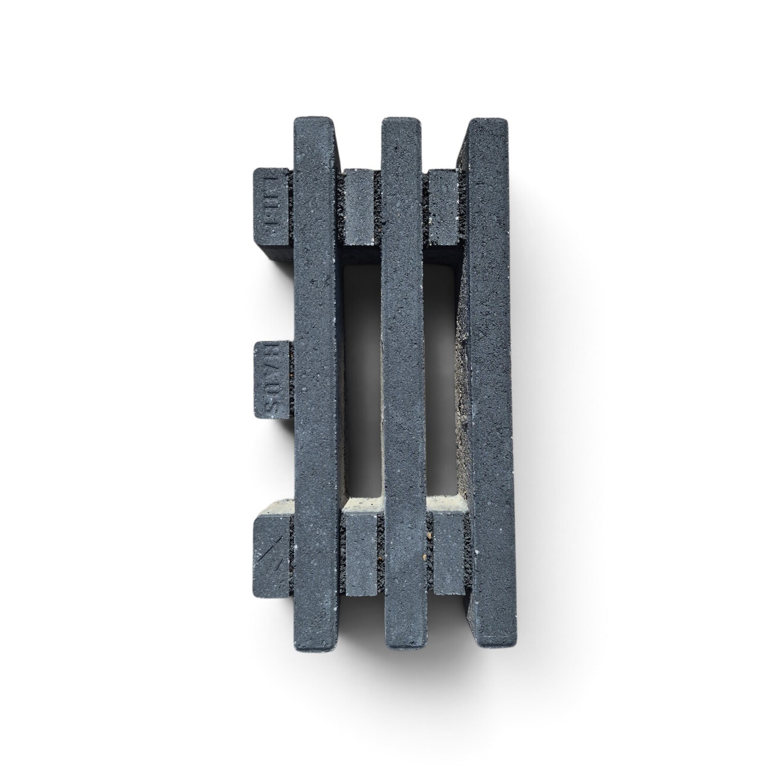 LINEO RASENGITTER – LINEO RASENGITTER ANTHRAZIT 40/20/8 – ANTHRAZIT – 40 x 20 x 8 cm – Unbehandelt – Seitenansicht