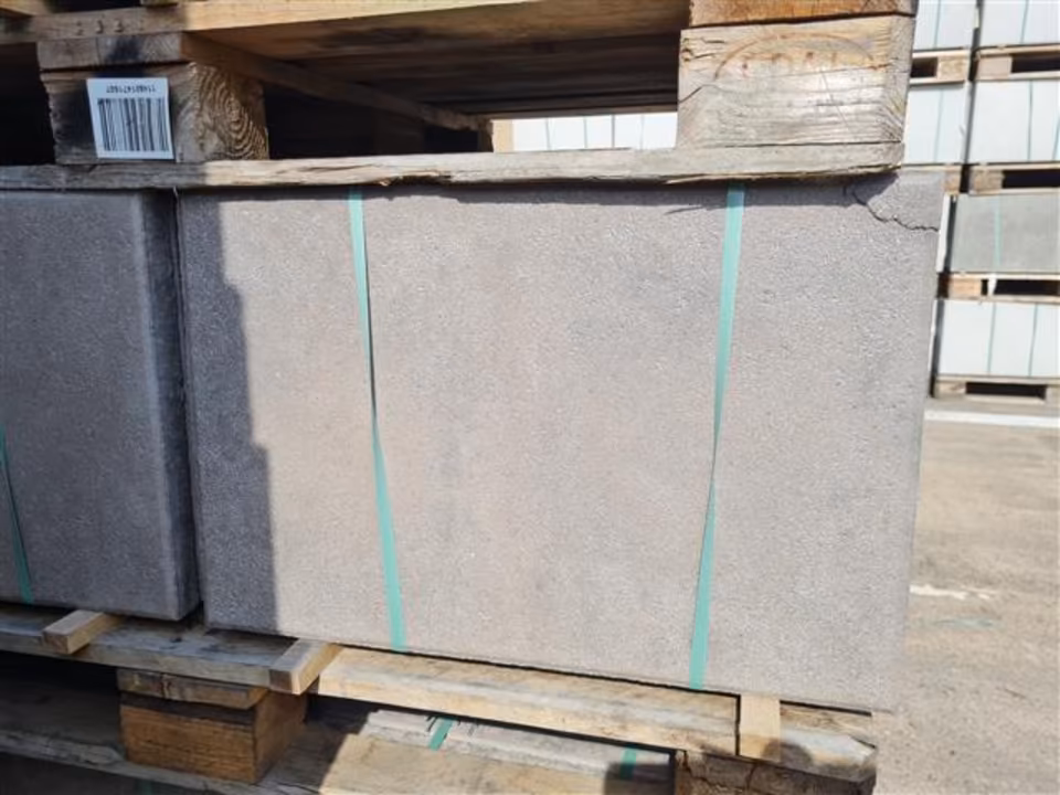 RUSTICA – Terrassenplatten X-TRA RUSTICA MITTELGRAU 60/40/4 – MITTELGRAU – 60 x 40 x 4 cm – Beschichtet – Hauptansicht