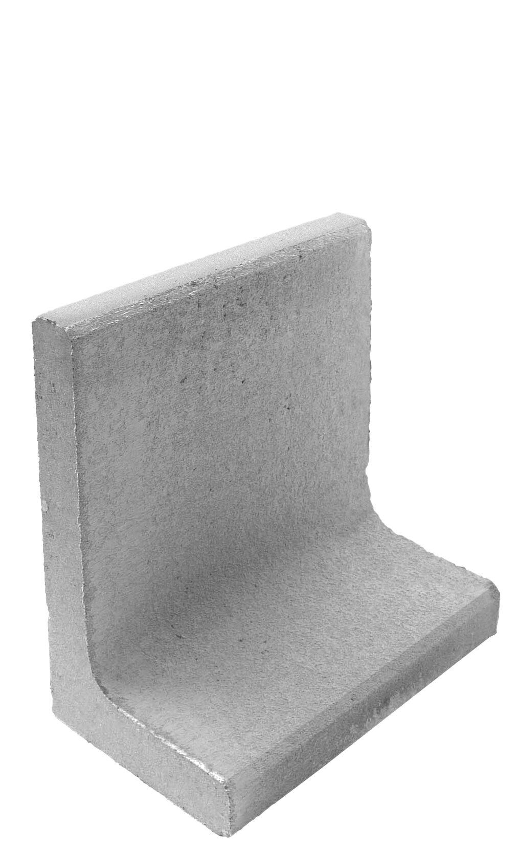 L-STEINE 50 cm Baulänge – L-STEIN GRAU 30/50/20/7 CM – GRAU – 30 x 50 x 20 x 7 cm – Unbehandelt – Seitenansicht