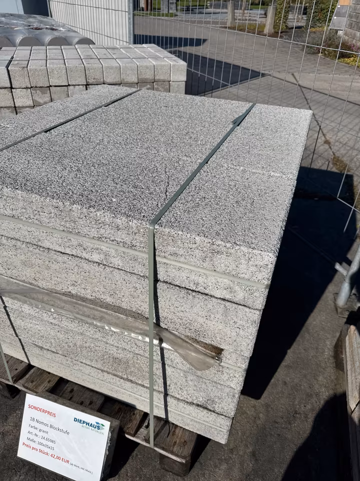 Stufen 1B ROH NOMOS STUFE GRANIT 100/35/15 CM