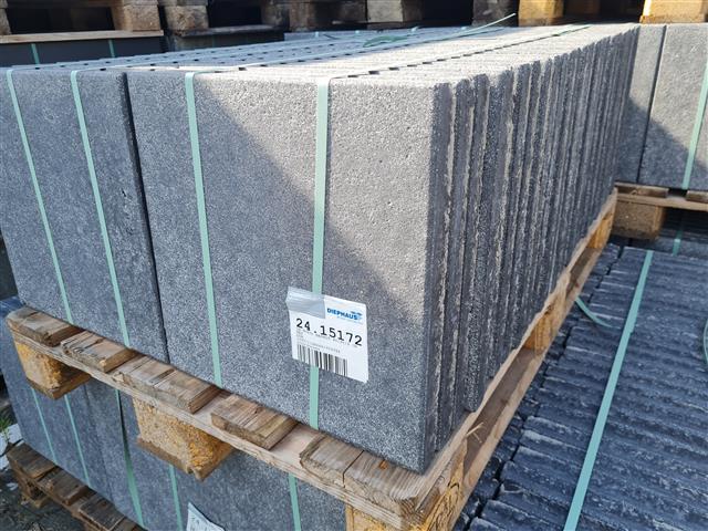 RUSTO – Terrassenplatten 1B RUSTO BASALT 40/40/4 CM – BASALT – Hauptansicht