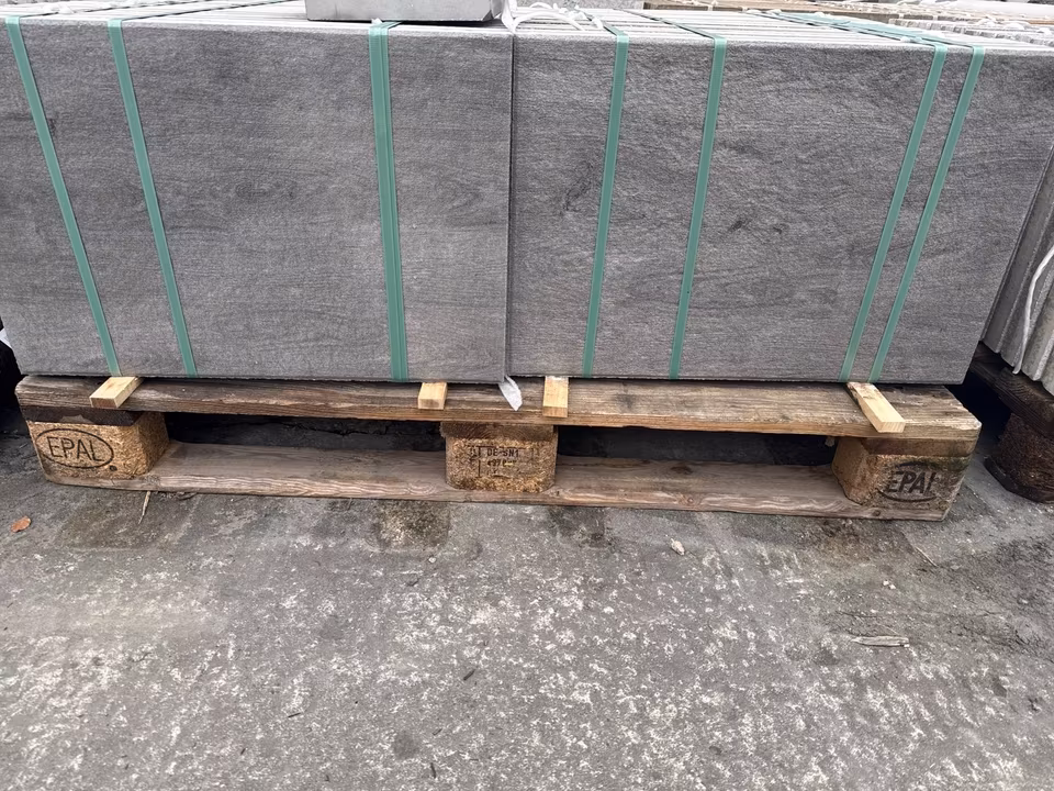 Terrassenplatten 1B HOLZDEKOR GRAPHIT 60/40/4 PE5 HK   