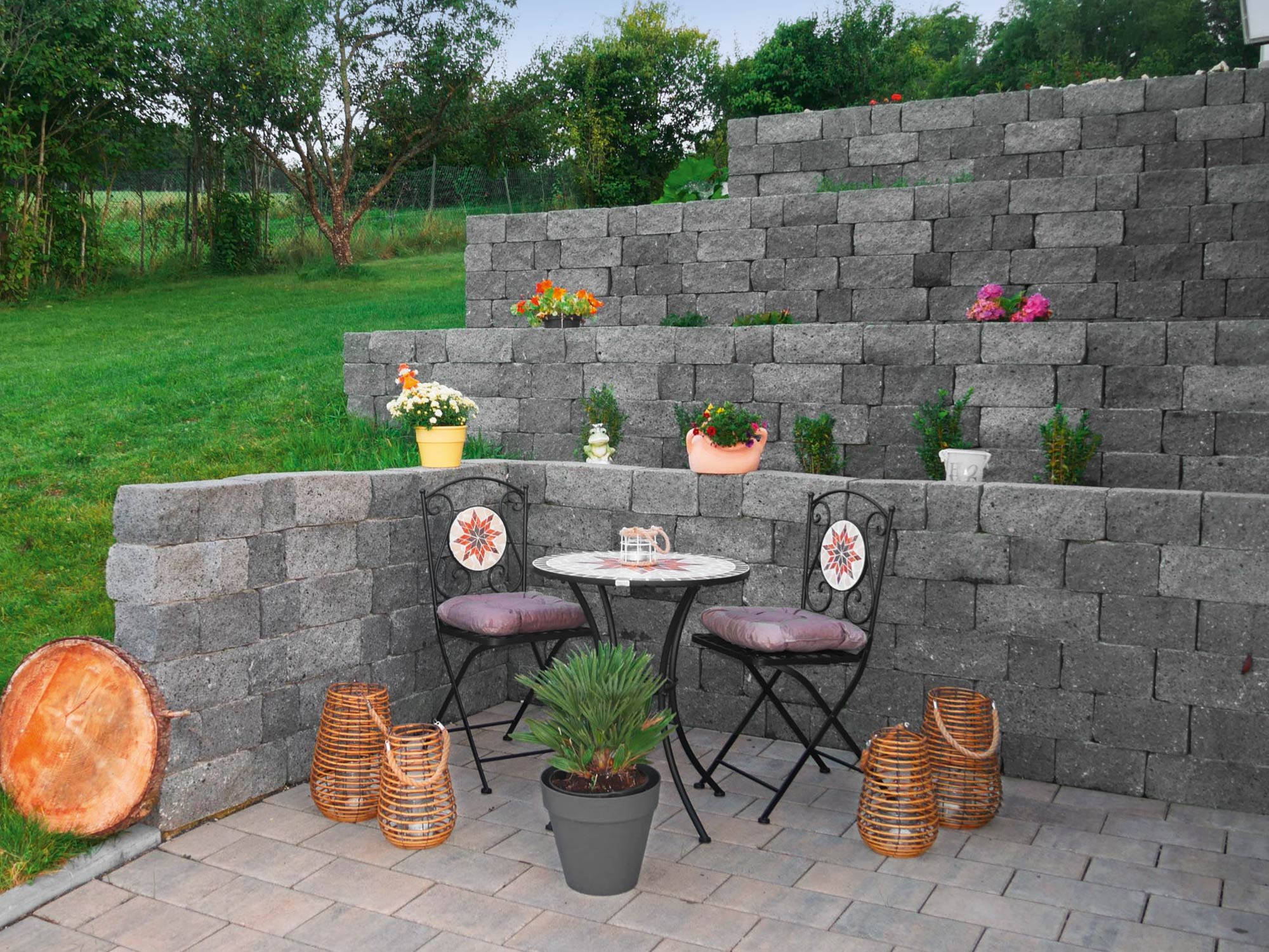 SIOLA-MINI QUARZIT 20/16,5/15 CM PE3 – QUARZIT – Gebrochen – Umgebungsansicht