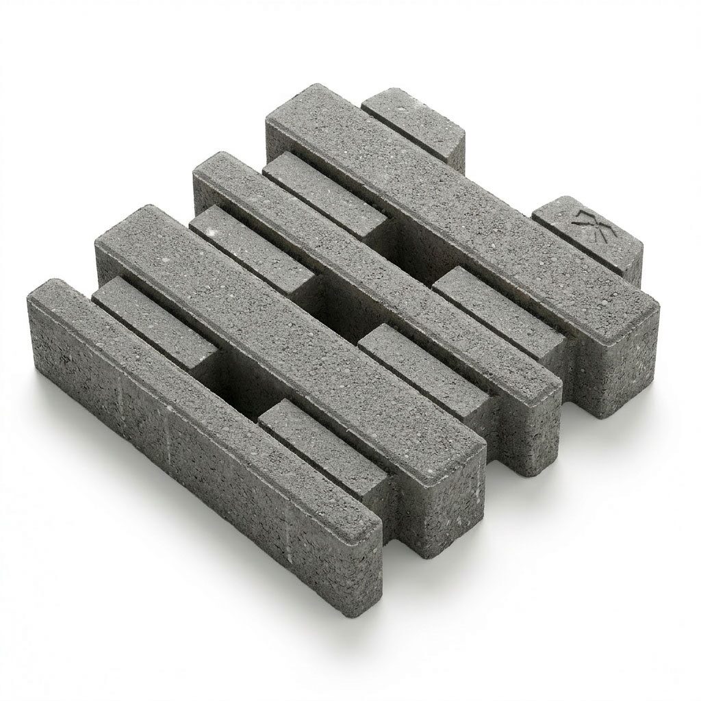 RASENGITTER – QUADRO RASENGITTER MITTELGRAU 30/30/6 CM – MITTELGRAU – 30 x 30 x 6 cm – Unbehandelt – Hauptansicht