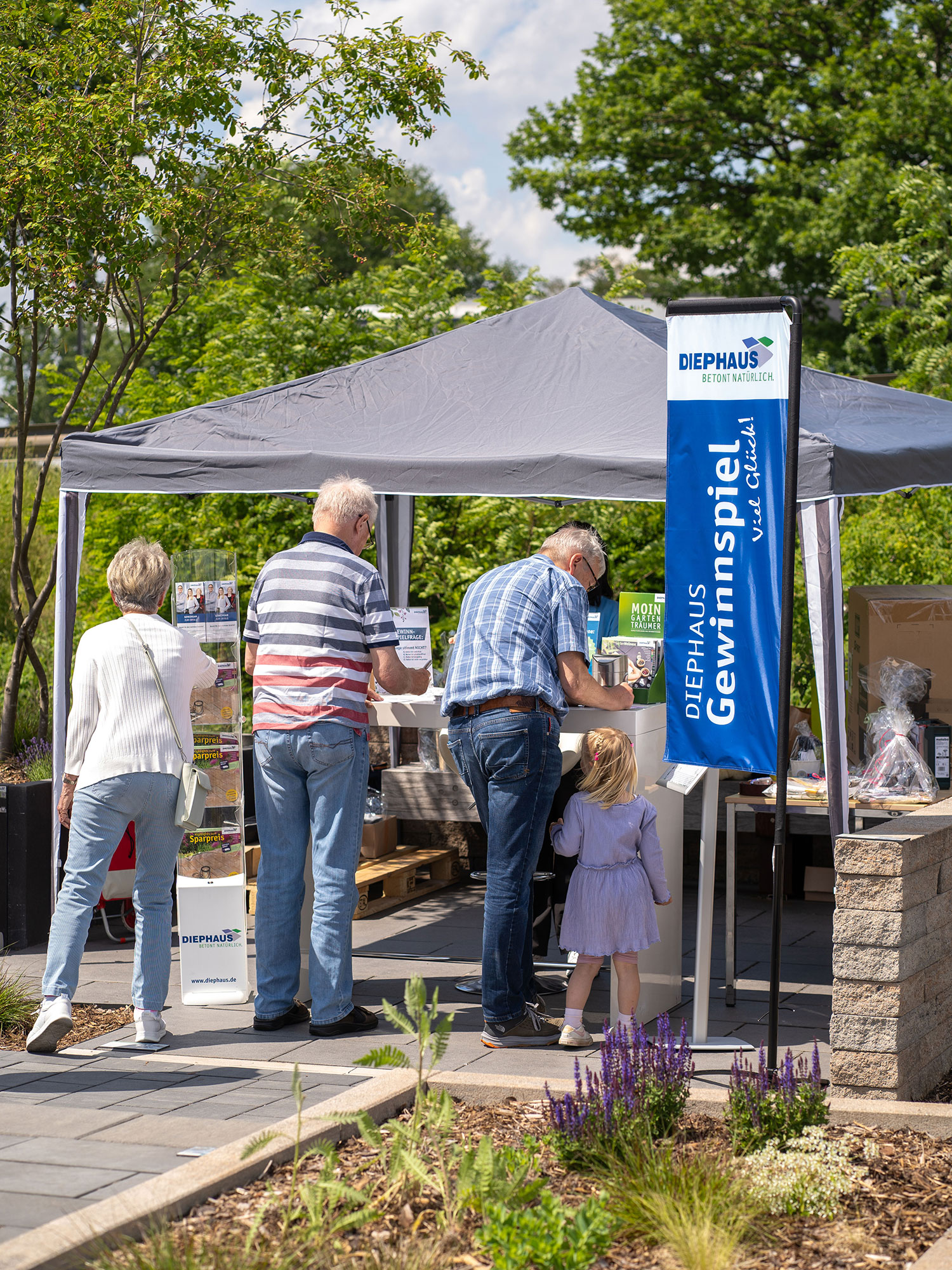 Unterhaltung Gartenfest